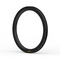 20-Inch 406 Carbon Rim 30x26mm | Tubeless Hooked Aero Profile for Folding Bike & BMX